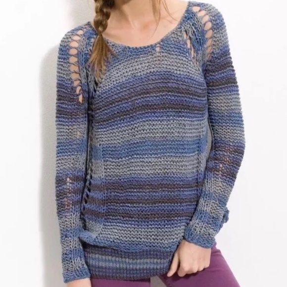 Free People Sweaters - Free People Desert Moon open knit sweater XS